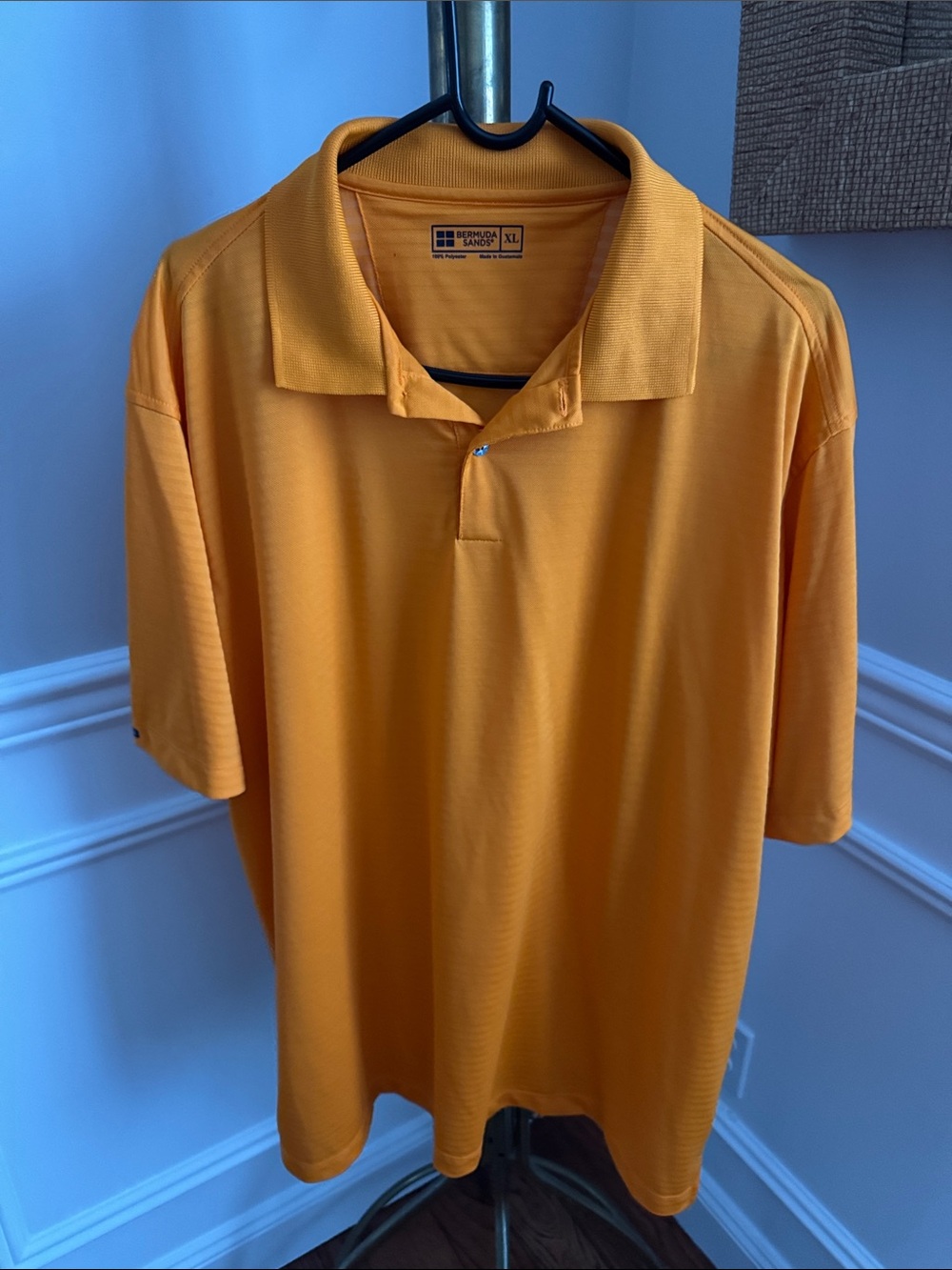 Men’s Polo Shirt in Bright Orange by Bermuda Sands